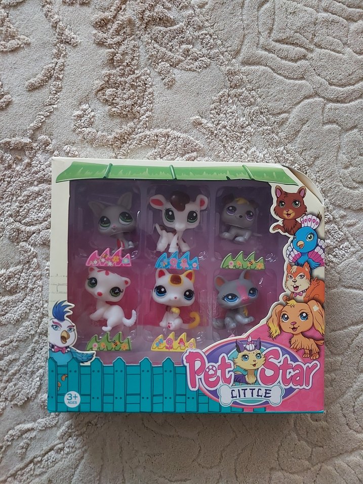 Pastel Renkli Pet Star Figür Seti - Görsel 2