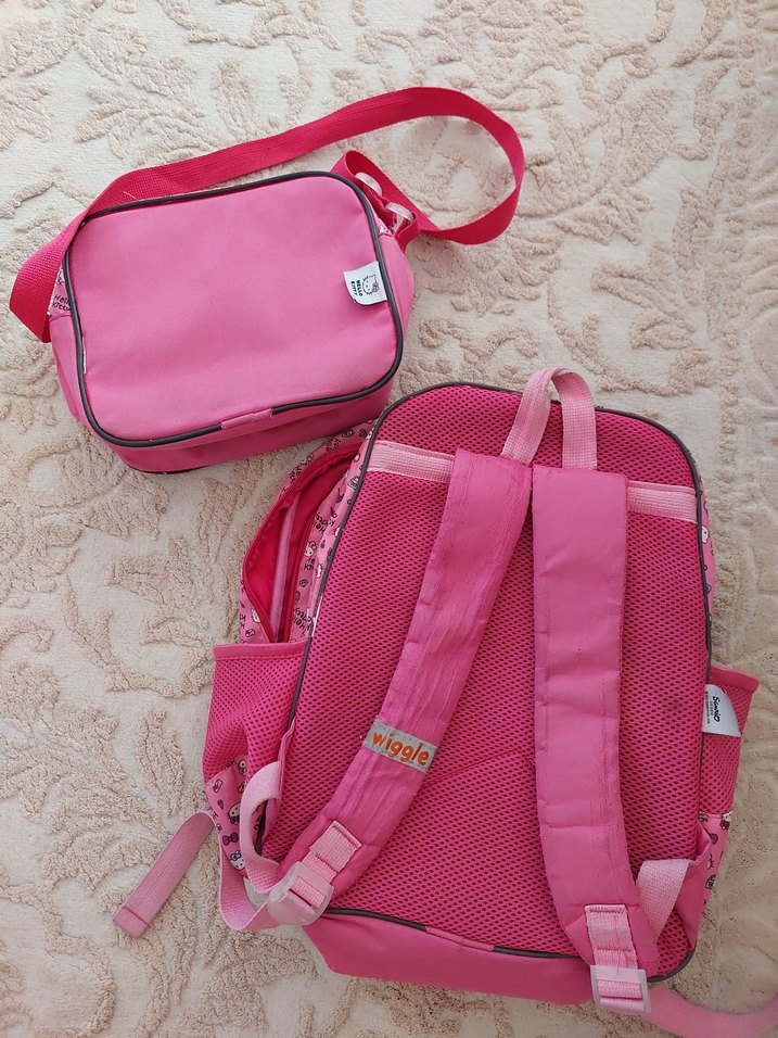 Hello Kitty Pembe Okul Çantası Seti - Görsel 3