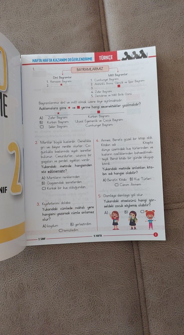 2. Sınıf Jumbo Haftalık 36 Deneme Kitabı - Görsel 3