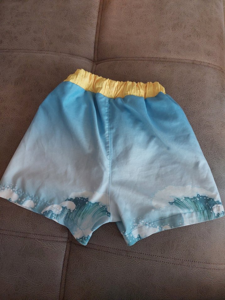 Minions Baskılı Mavi Erkek mayo Şort - Görsel 2