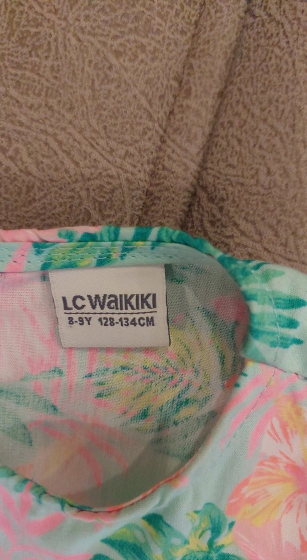 Kız Çocuk Pileli Bohem Elbise - Görsel 2