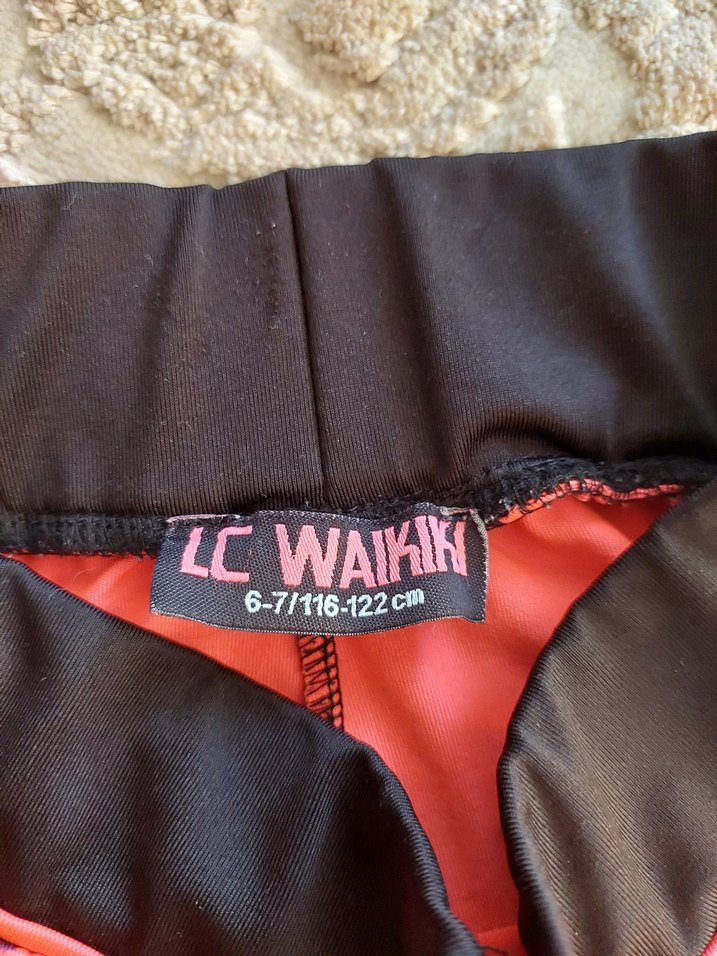 Leopar Desenli Pembe Kız Tayt - Görsel 2