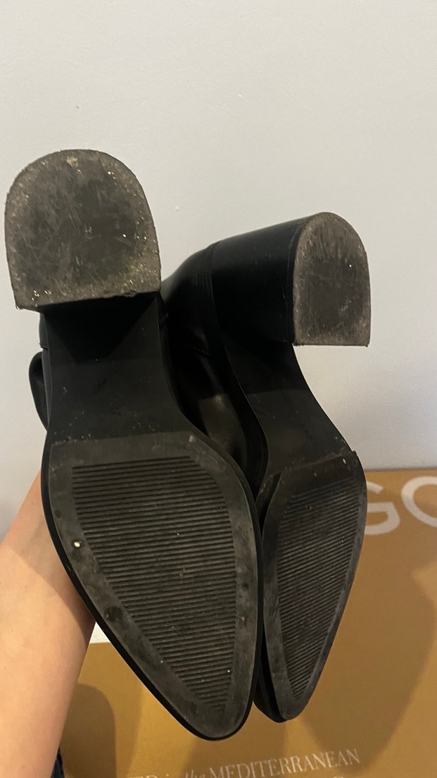 Topuklu Fermuarlı Kadın Bot - Görsel 5