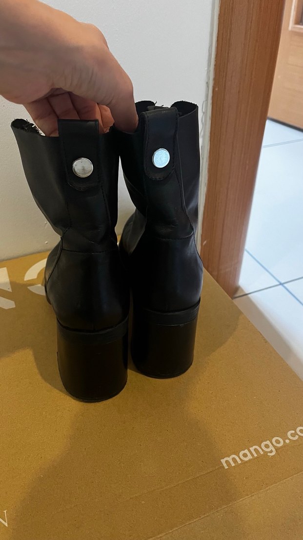 Topuklu Fermuarlı Kadın Bot - Görsel 3