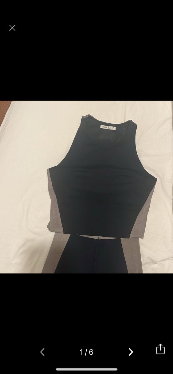 Kadın Gri Baskılı Spor Takim - Görsel 5