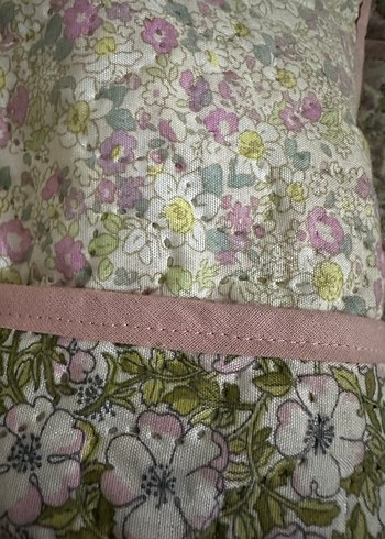 Pembe Nakışlı Bohem Düğmeli Kadın Ceket - Görsel 3