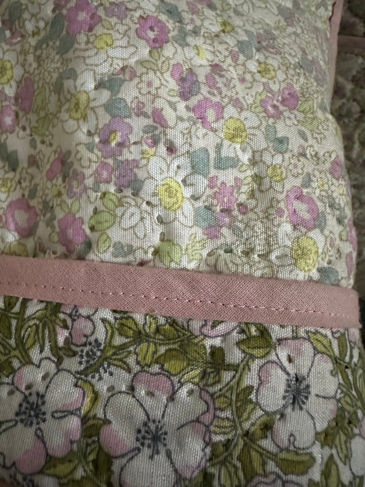 Pembe Nakışlı Bohem Düğmeli Kadın Ceket - Görsel 3