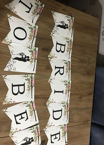 Diğer Bride to be malzemeleri 