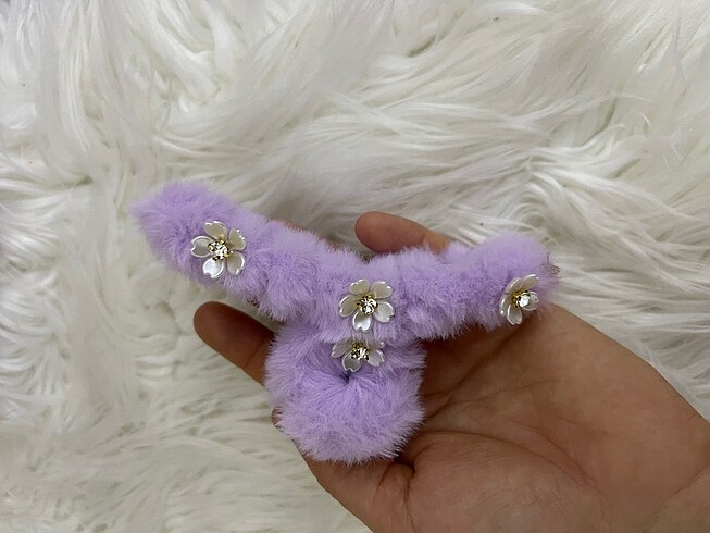 Beden çeşitli Renk Peluş mandal toka