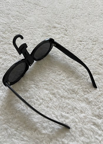 H&M Siyah Gotik Minimalist Tokalı Kadın Gözlüğü