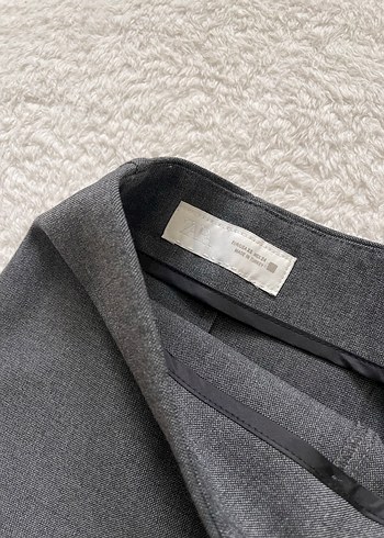 Zara Gri Mini Etek