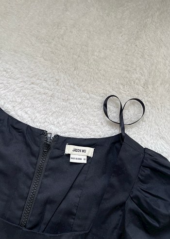 Jason Wu Uzun Kollu Siyah V Yaka Kadın Bluz