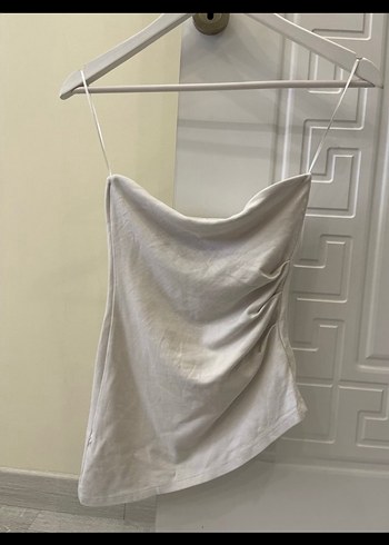 Zara Kadın Yeşil Pilili Kumaş Pantolon