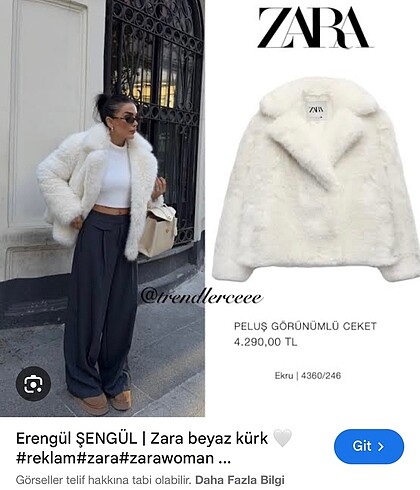 Zara kürk