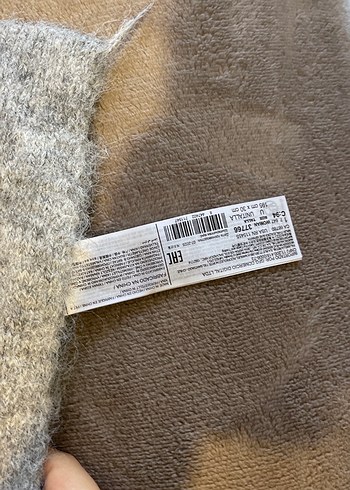 Gri Yumuşak Düz atkı - Görsel 3