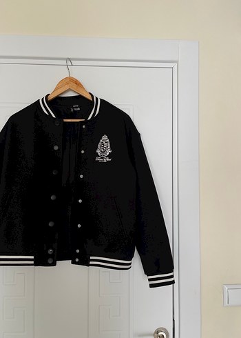 Siyah Düğmeli Spor Kadın Ceket - Görsel 2