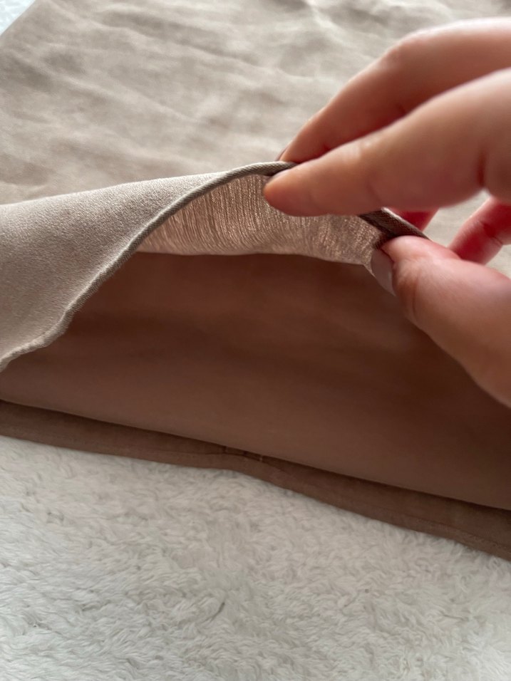 Bej Süet Midi Kolsuz Elbise - Görsel 3