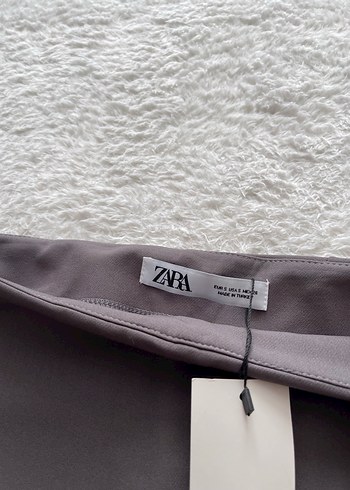 Gri Mini Etek Kadın - Görsel 3