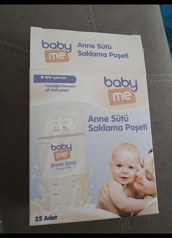 Baby me süt saklama poşeti 