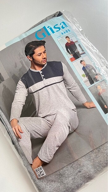 GLİSA MARKA ERKEK PİJAMA TAKIMI-L BEDEN - Görsel 3