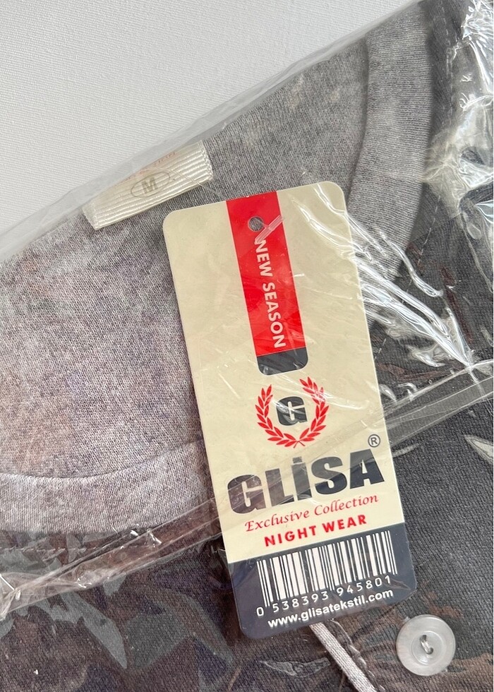 GLİSA MARKA ERKEK PİJAMA TAKIMI-M BEDEN - Görsel 2