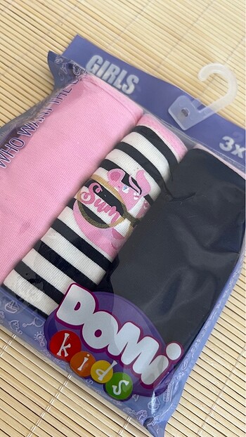 7-8 YAŞ KIZ ÇOCUK BİKİNİ ÇAMAŞIR-3 LÜ PAKET - Görsel 2