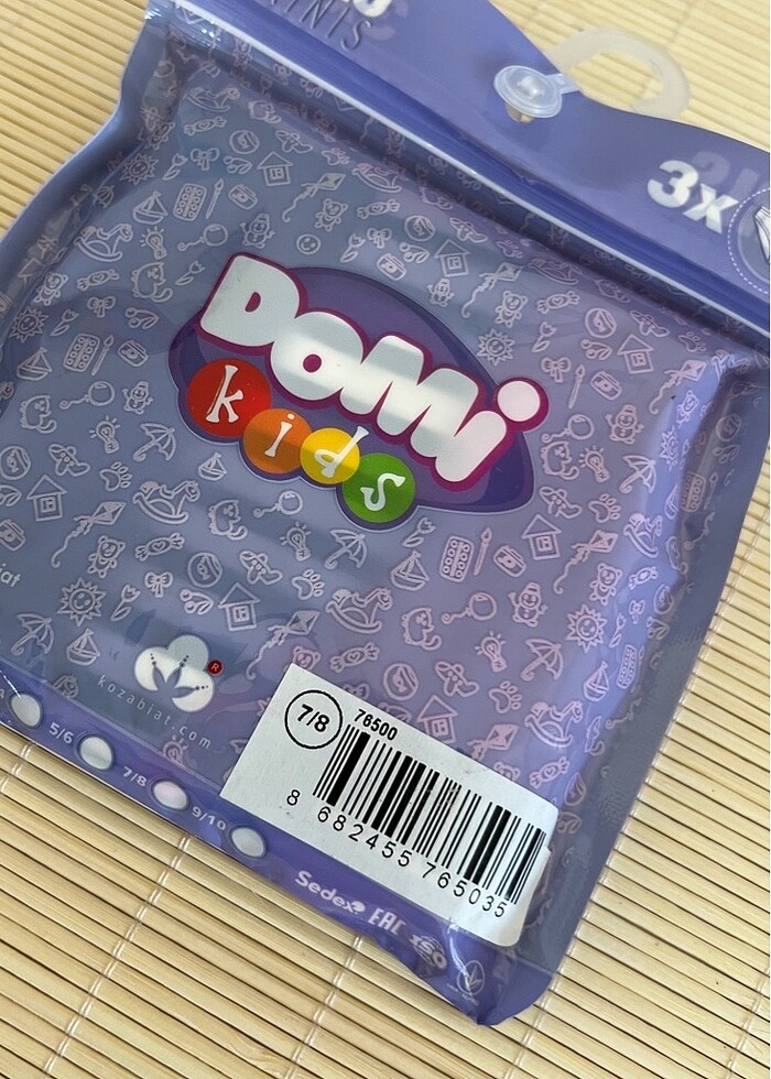 7-8 YAŞ KIZ ÇOCUK BİKİNİ ÇAMAŞIR-3 LÜ PAKET - Görsel 3