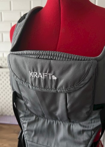Kraft Gri Bebek Taşıyıcı Kanguru - Görsel 2