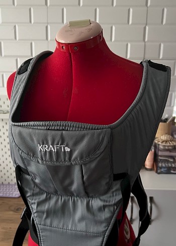 Kraft Gri Bebek Taşıyıcı Kanguru - Görsel 7