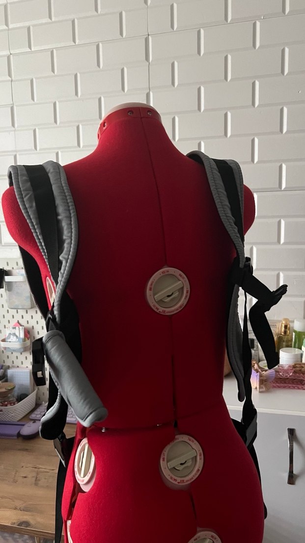 Kraft Gri Bebek Taşıyıcı Kanguru - Görsel 4