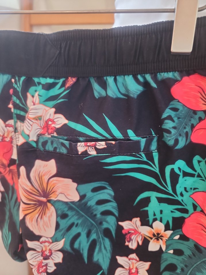 Çiçek Desenli Kadın Mini deniz Şort - Görsel 2