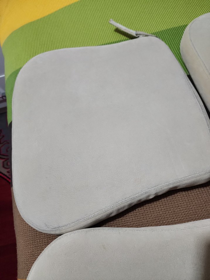 Bej Gri Modern Sandalye Minderi Seti - Görsel 4