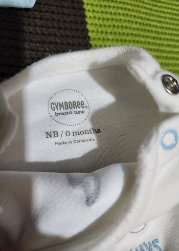 Mavi Pamuklu Bebek Takımı, Uzun Kollu - Görsel 4