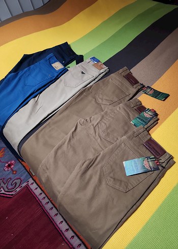 Kahverengi Kemerli Erkek Pantolon - Görsel 2