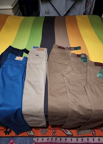 Kahverengi Kemerli Erkek Pantolon - Görsel 3