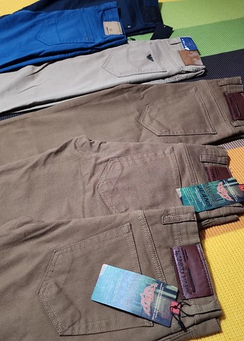 Kahverengi Kemerli Erkek Pantolon - Görsel 4