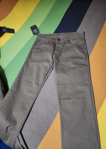 Kahverengi Kemerli Erkek Pantolon - Görsel 11