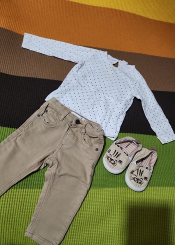 zara kiz Bebek Uzun Kollu Takım - Görsel 2