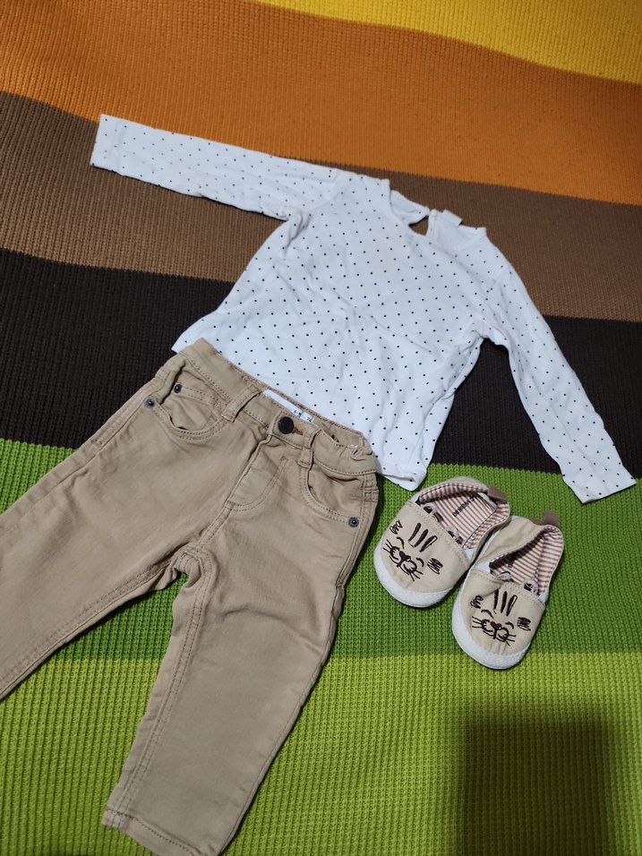 zara kiz Bebek Uzun Kollu Takım - Görsel 2