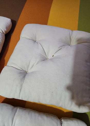 Beyaz Düz Kare Minder  dolgusu - Görsel 4