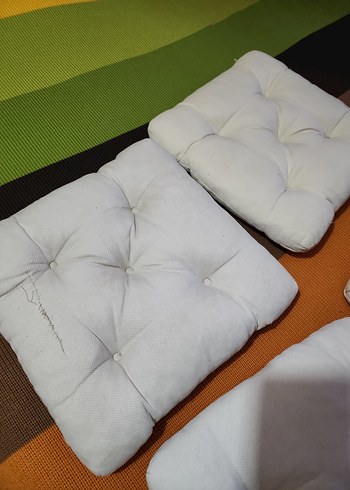 Beyaz Düz Kare Minder  dolgusu - Görsel 3