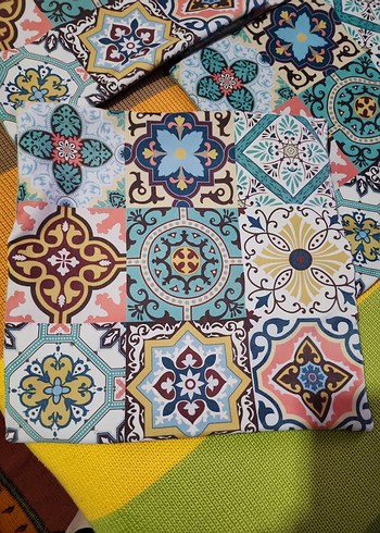 Renkli Bohem Desenli Kırlent Kılıfı 4 adet - Görsel 2