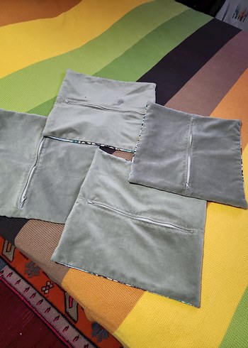 Renkli Bohem Desenli Kırlent Kılıfı 4 adet - Görsel 3