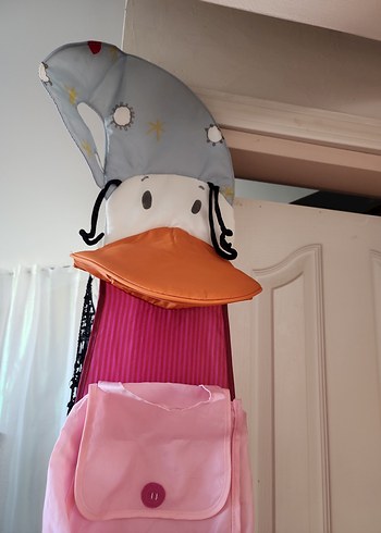 Renkli Pembe Çocuk Gardırop Düzenleyici - Görsel 5