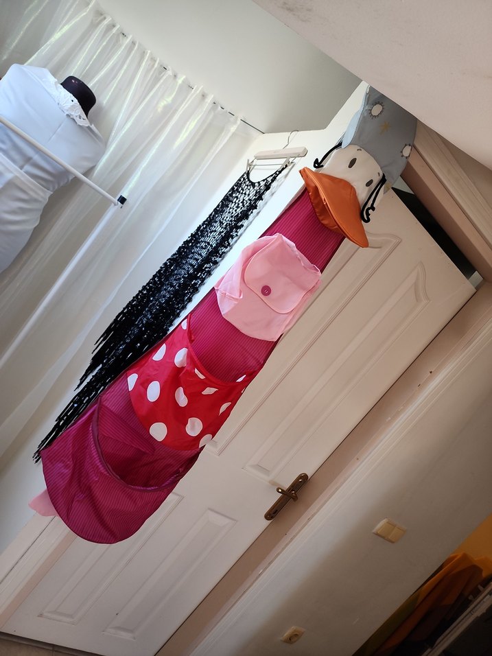 Renkli Pembe Çocuk Gardırop Düzenleyici - Görsel 3