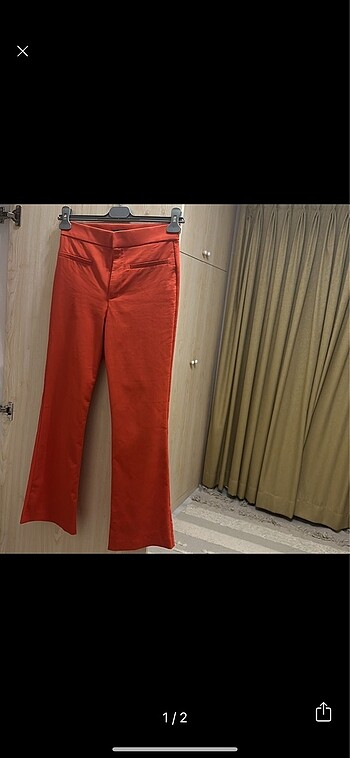 Zara narçiçeği s beden pantolon