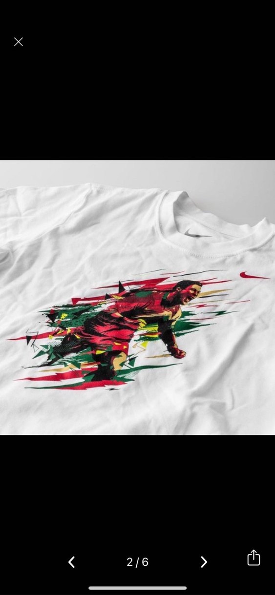 Renkli Baskılı Beyaz Erkek Spor Tişörtü - Görsel 2