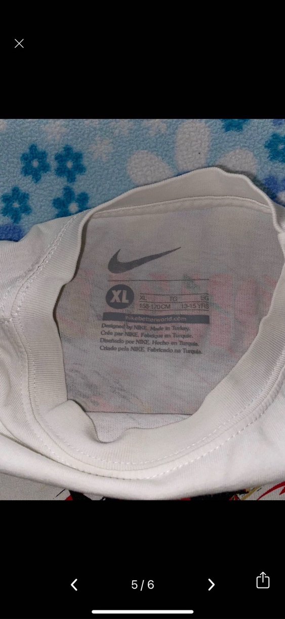 Renkli Baskılı Beyaz Erkek Spor Tişörtü - Görsel 5