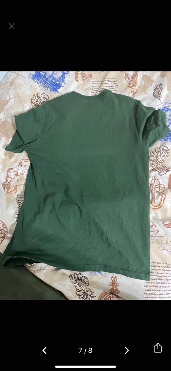 Jordan Baskılı Koyu Yeşil Erkek Tişört - Görsel 4