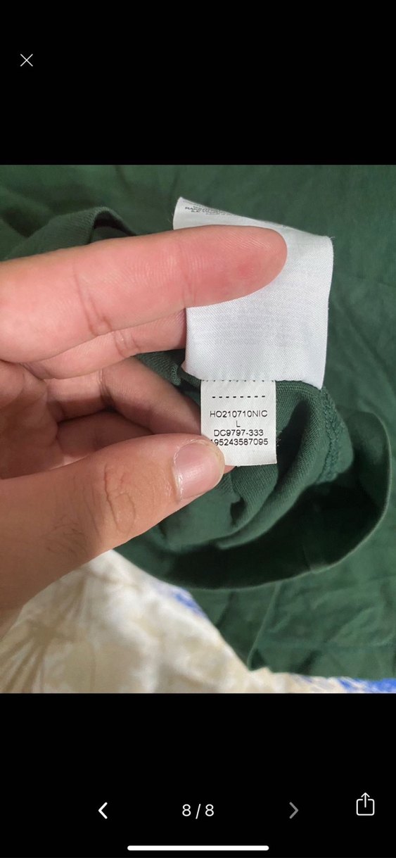 Jordan Baskılı Koyu Yeşil Erkek Tişört - Görsel 5